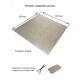 2-16 | N762 Слюда для СВЧ 150x150x0.4mm,зам.481946270001, MCW901UN