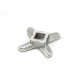 2-29-12 | PH004 Нож для мясорубки  !!! Philips, Bosch B-46mm (9x9), H-9.5mm, зам. 020468, 620949, 02